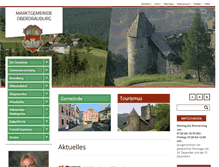Tablet Screenshot of camping.oberdrauburg.info
