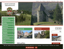 Tablet Screenshot of oberdrauburg.info